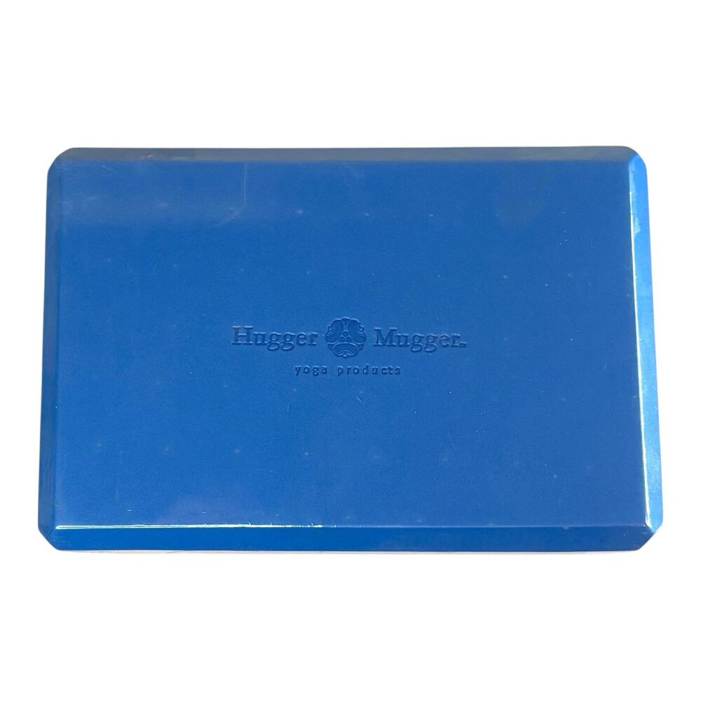 SEALED Hugger Mugger 4" Foam Yoga Block Dark Blue Lightweight Support Prop NEW